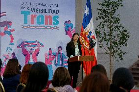 Commemoration of the International Day of Trans Visibility, at the Palacio de La Moneda